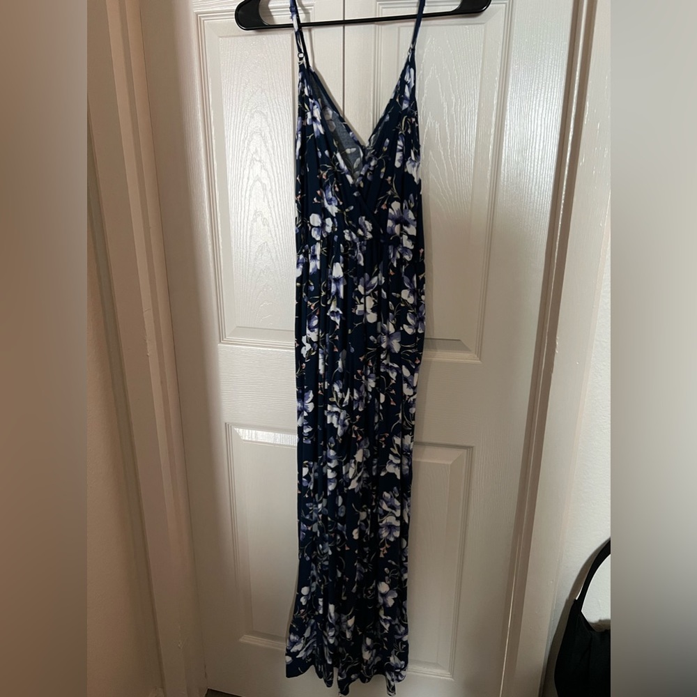 Dark blue floral jumper
